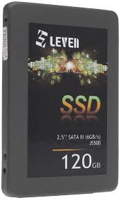 Твердотельный накопитель SSD Leven JS500 120GB, 2.5, SATAIII, 530Mb/s, контроллер Silicon Motion SM2246EN, тип чипов MLC, 1.0 млн.часов, 70 x 7 x 100 мм, BOX (JS500SSD120GB)