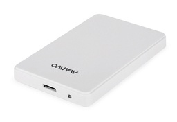[008578] (43828) Карман Maiwo внешний для 2.5&quot; SATA/SSD HDD через USB3.0 безвинтов. крепление пластик белый [K2503D white]