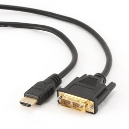 [010226] Кабель Cablexpert (CC-HDMI-DVI-6) HDMI-DVI 1.8m black
