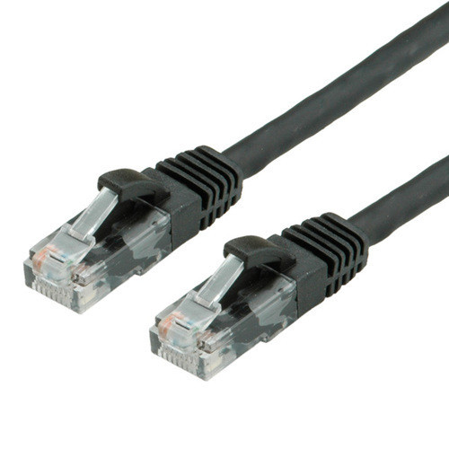 Патч-корд литой RITAR, UTP, RJ45, Cat.5e, 2m, черный [7509]