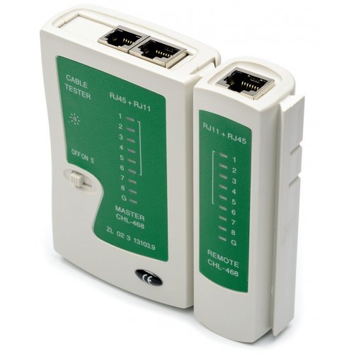Тестер кабельный NS-468N RJ45/RJ12 (без батарейки в комплекте) Q100 [NS-468N]