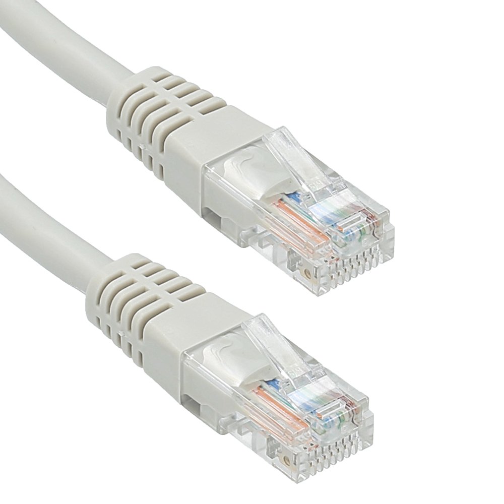Патч-корд литой RITAR, UTP, RJ45, Cat.5e, 25m, серый [227]