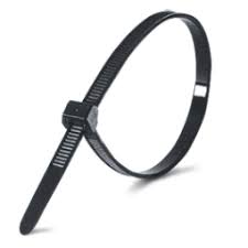 Стяжки нейлон 2,5х150mm (3,0x150mm) черные (100 шт) высокое качество, диапазон рабочих температур: от -45С до +80С [21001]