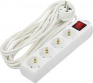 Сетевой фильтр ALFA W450, 220В 10А,  4 розетки, 5m, white (50) [W450]