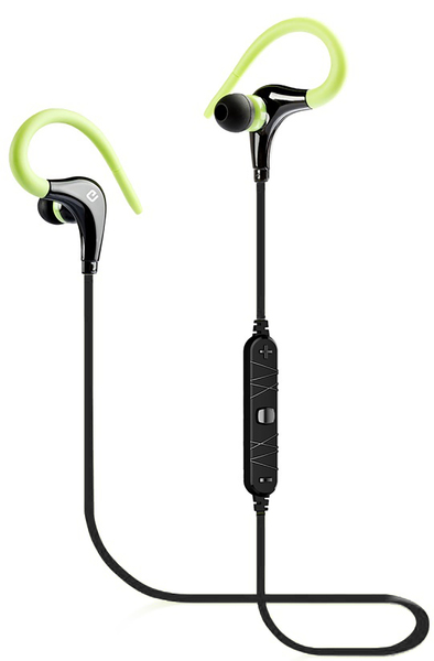 Наушники с микрофоном беспроводная ERGO BT-890 Green [BT-890GR]
