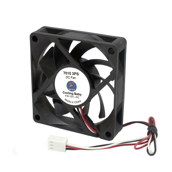 Вентилятор Cooling Baby 70x70x15мм SB 12В 0,15А 24,3дБ, 3000 об/мин 3pin [7015 3PS]