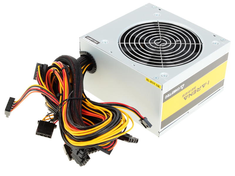 Блок питания Chieftec 600 W ATX 2.3 APFC 20+4+2/4+2*6/8pcie/4SATA 1*12см [GPA-600S]