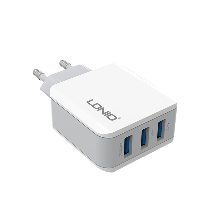 Сетевое зарядное устройство USB LDNIO A3301 3 Ports 5V/3.1A