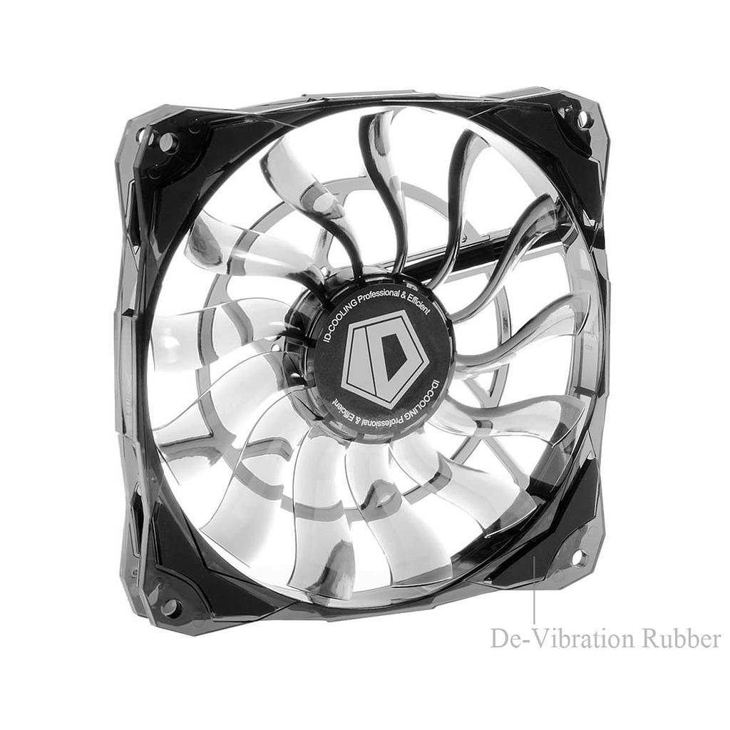 Вентилятор ID-Cooling NO-12015, 120x120x15мм, 4-pin PWM, черный [NO-12015]