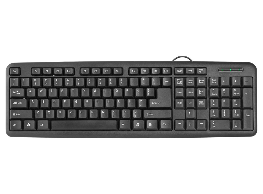 Клавиатура Defender HB-420 USB Black (45420)