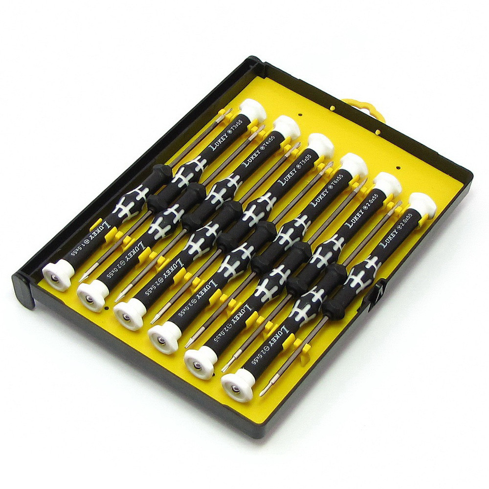 Набор отвёрток LUKEY L3075/L3074 (12 шт.)