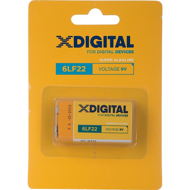 Батарейка X-DIGITAL Крона LR 6F22 ENERGY
