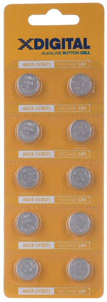 Батарейка X-DIGITAL AG13 LR44 (V357), цена за шт.