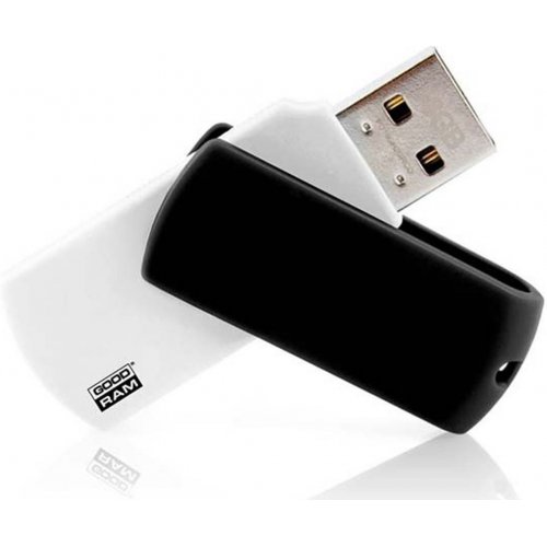 Флешка 128GB GOODRAM UCO2 (Colour Mix) Black/White [UCO2-1280KWR11]