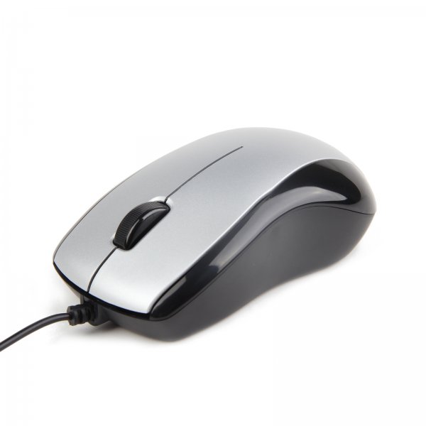 Мышь  Gembird MUS-U-002 Silver, Black [MUS-U-002]