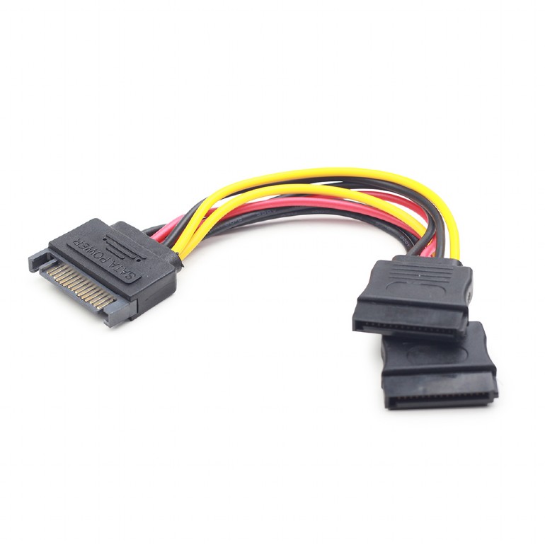 Кабель Cablexpert питания SATA двойной 15cm [CC-SATAM2F-01]