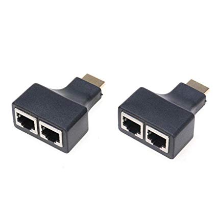 Перехідник hdmi - 2*lan 2шт.