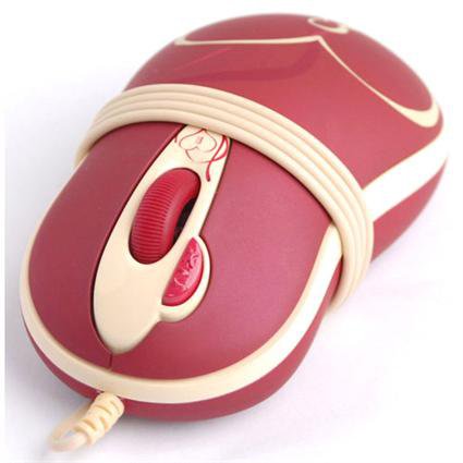 Миша G-CUBE GOE-6DS USB Red