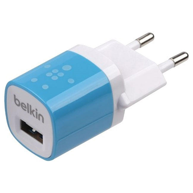 Сетевое зарядное устройство Belkin 1A Blue [f8jo17e]