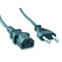 Кабель питания CEE7/16-C13, 1.2M, 0.5mm, black