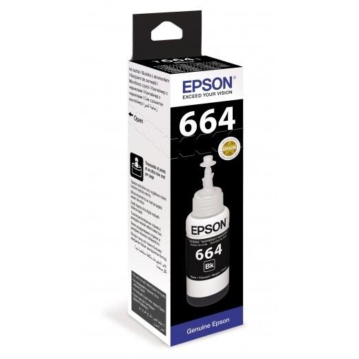 Контейнер с чернилами EPSON L100/L200 black (70мл) (C13T66414A)