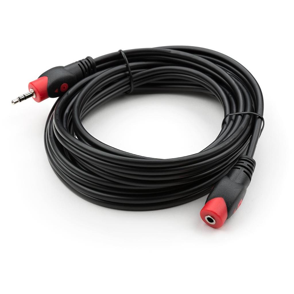 Кабель мультимедийный Jack 3.5mm M/F 3 m Vinga [VCPDCJ35MF3BK]