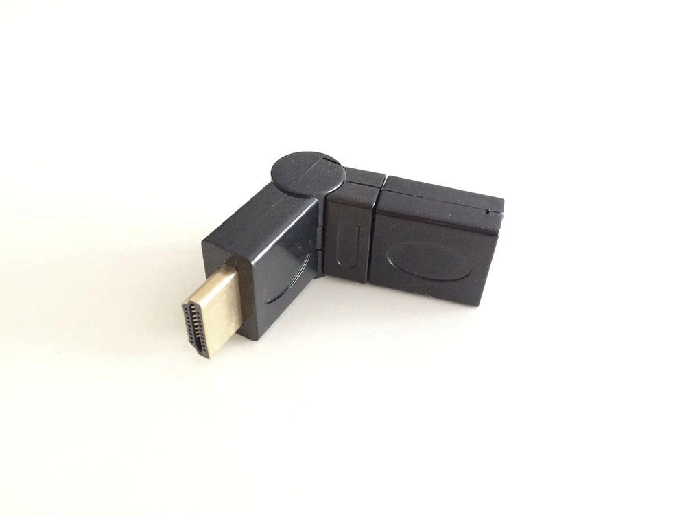 Переходник HDMI-M - HDMI-F поворотный