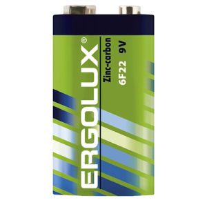 Батарейка КРОНА Ergolux 6F22