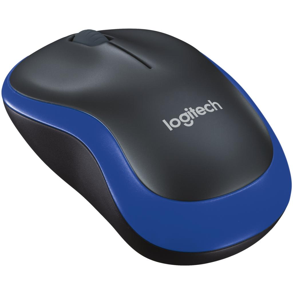 Мышь беспроводная Logitech M185 (910-002239) Blue