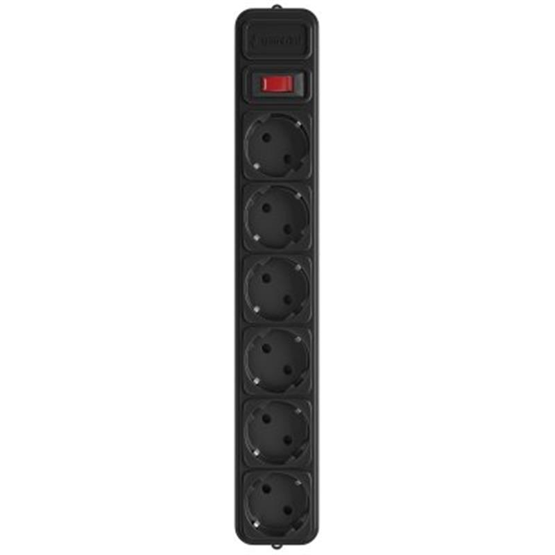 Фильтр питания Gembird Power Cube 6 розеток 1,8м (SPG6-G-6B) черный