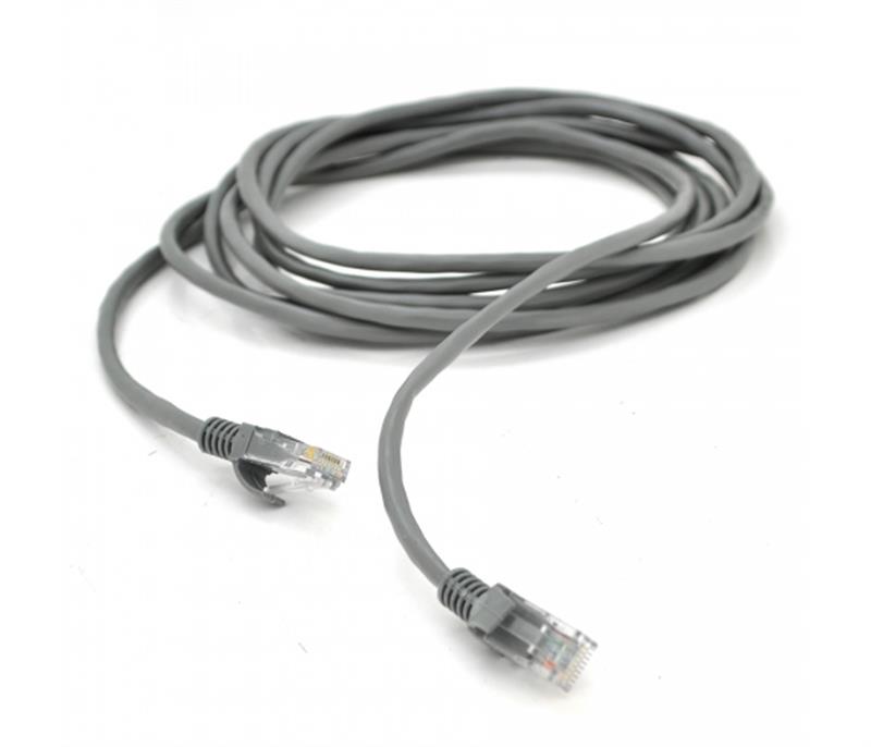 Патч-корд литой RitarPCR-CCA/15G/01147 UTP, RJ45, Cat.5e, 15m, серый