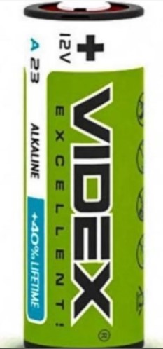 Батарейка Videx 12V A23 8LR932, 8LR23, ANSI-1181A, LRV08, K23A, MN21, E23A, GP23A, V23GA, L1028 Alkaline