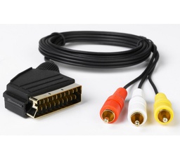 [002088] Кабель SCART (папа)-3RCA (папа), 1.5m                                                                [23]