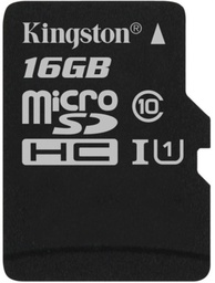 [008222] Карта пам'яті KINGSTON microSDHC 16Gb Canvas Select U1 (R80/W10) no ad