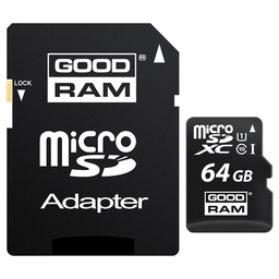 [008570] Карта памяти MicroSDXC 64GB UHS-I Class 10 GOODRAM + SD-adapter (M1AA-0640R11)