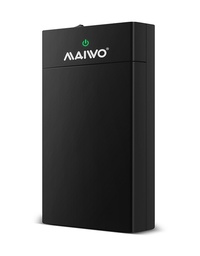 [008627] Карман Maiwo внешний для HDD 3,5&quot;/2,5&quot; SATA III через USB3.0 безвинт. задвиж. крепл. пластик черн. [K3568]