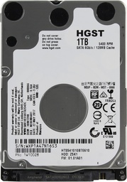 [008655] Жесткий диск внутренний Hitachi 2,5 1ТБ SATA 128MB 5400 об/мин [HTS541010B7E610]