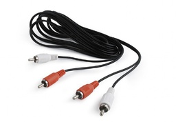 [008673] Кабель Cablexpert CCA-2R2R-7.5M 2 RCA-2RCA, 7.5 м [CCA-2R2R-7.5M]