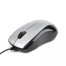 [008814] Мышь  Gembird MUS-U-002 Silver, Black [MUS-U-002]