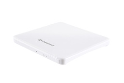 [009065] Внешний оптический привод DVD±RW TRANSCEND TS8XDVDS, White, Slim, USB2.0, 8x DVD±RW, Retail [TS8XDVDS-W]