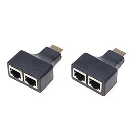 [009476] Перехідник hdmi - 2*lan 2шт.