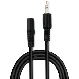 [010105] Кабель мультимедийный Jack 3.5mm M/F 1.8 m Vinga (VCPDCJ35MF1.8BK)