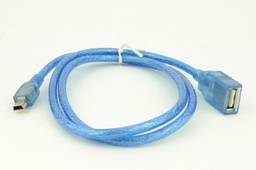 [010299] Кабель OTG miniUSB AF-5P 0.8m